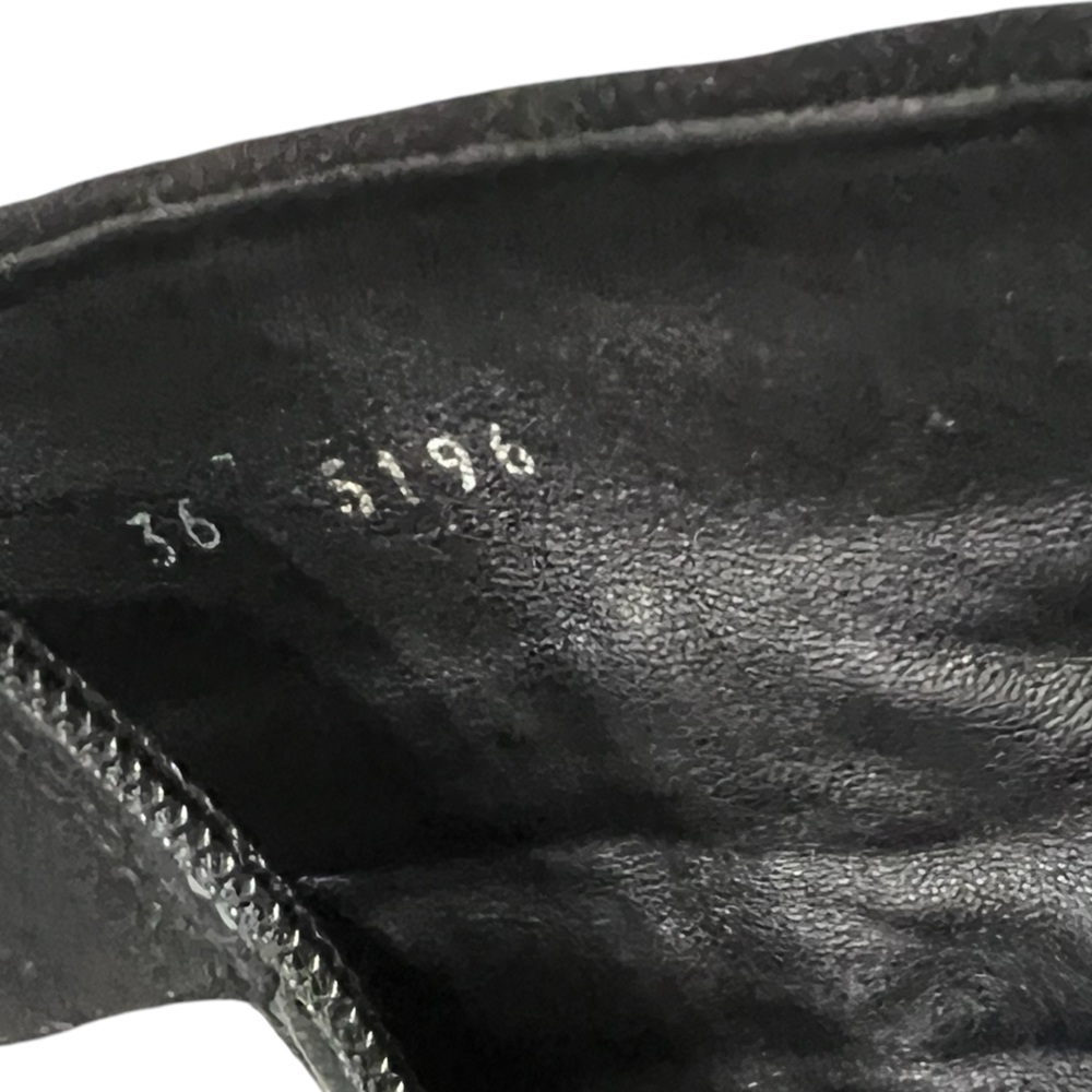 Elegant Black Leather Ankle Boots - Picture 9 of 10